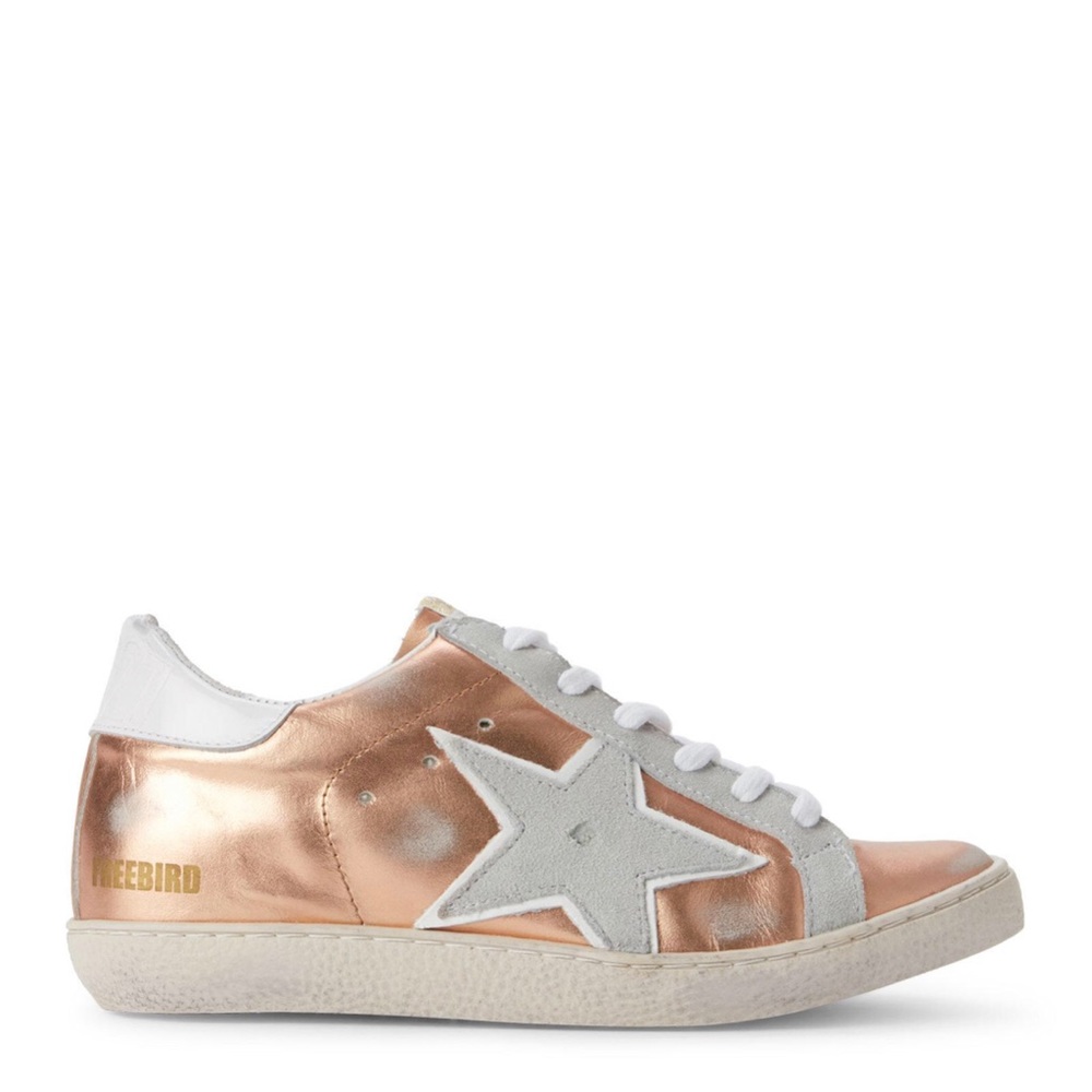 Freebird by Steven Rose Gold Star Leather Sneakers